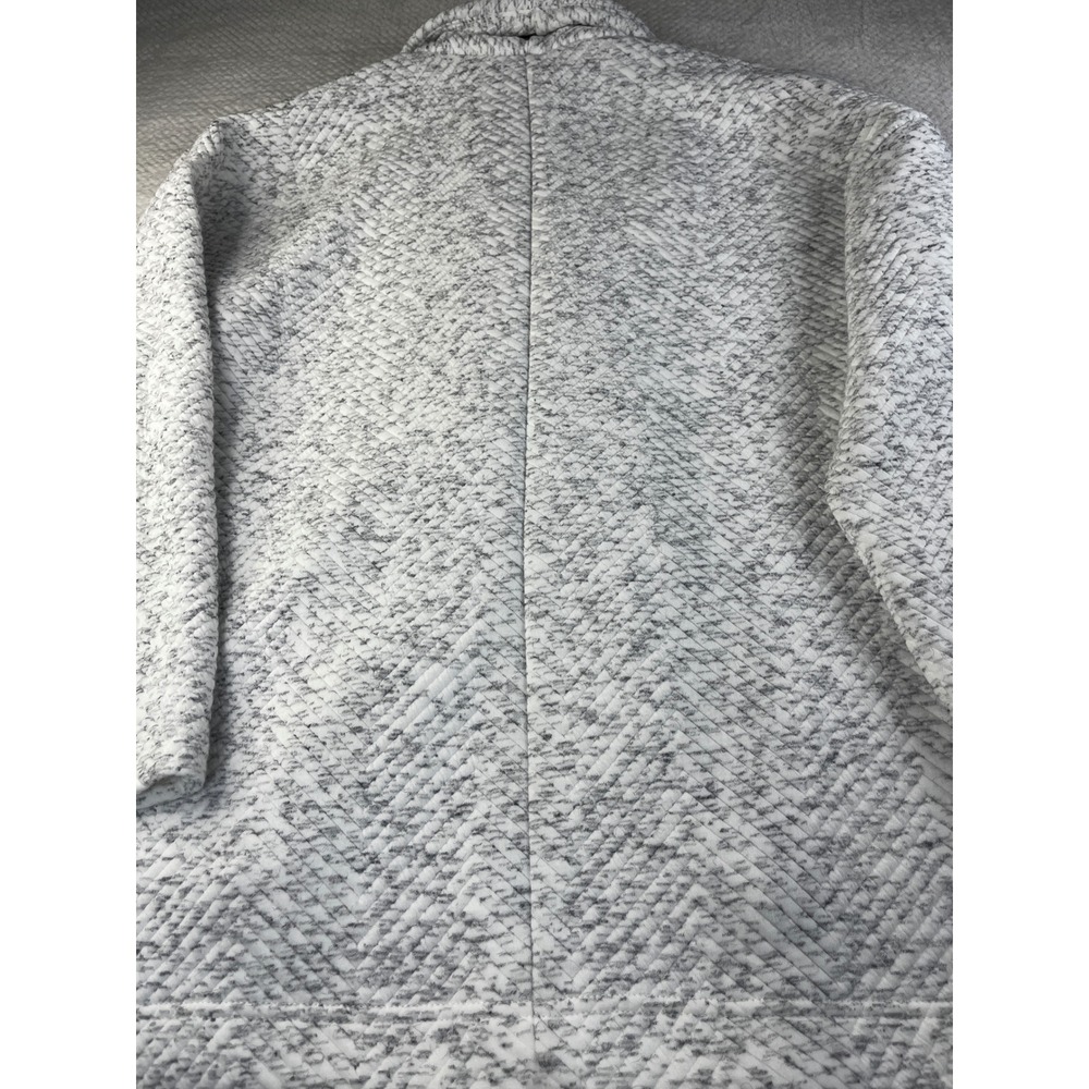Fabletics Quilted Shawl Collar Jacket Sweater Kni… - image 3